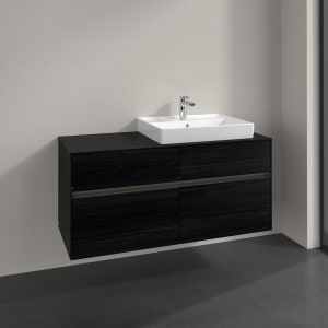 Villeroy & Boch Collaro Waschtischunterschrank 120 x 54,8 cm , mit LED-Beleuchtung, mit 4 Auszügen