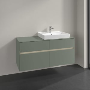 Villeroy & Boch Collaro Waschtischunterschrank 120 x 54,8 cm , mit LED-Beleuchtung, mit 4 Auszügen