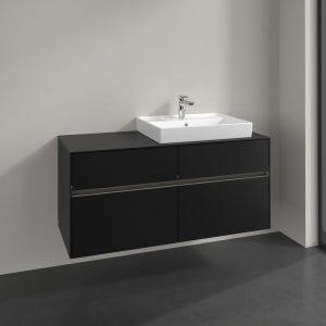 Villeroy & Boch Collaro Waschtischunterschrank 120 x 54,8 cm , mit LED-Beleuchtung, mit 4 Auszügen