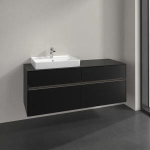 Villeroy & Boch Collaro Waschtischunterschrank 140 x 54,8 cm , mit LED-Beleuchtung, mit 4 Auszügen
