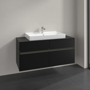 Villeroy & Boch Collaro Waschtischunterschrank 120 x 54,8 cm , mit LED-Beleuchtung, mit 4 Auszügen