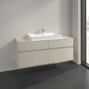 Villeroy & Boch Collaro Waschtischunterschrank 140 x 54,8 cm , mit 4 Auszügen
