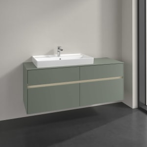 Villeroy & Boch Collaro Waschtischunterschrank 140 x 54,8 cm , mit LED-Beleuchtung, mit 4 Auszügen