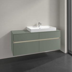 Villeroy & Boch Collaro Waschtischunterschrank 140 x 54,8 cm , mit LED-Beleuchtung, mit 4 Auszügen