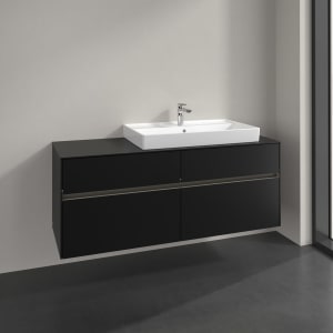 Villeroy & Boch Collaro Waschtischunterschrank 140 x 54,8 cm , mit LED-Beleuchtung, mit 4 Auszügen
