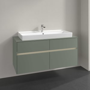 Villeroy & Boch Collaro Waschtischunterschrank 120 x 54,8 cm , mit LED-Beleuchtung, mit 4 Auszügen
