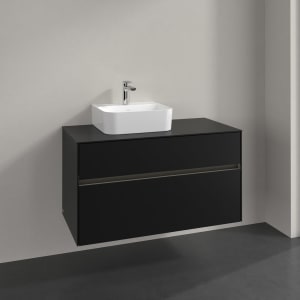 Villeroy & Boch Collaro Waschtischunterschrank 100 x 54,8 cm , mit LED-Beleuchtung, mit 2 Auszügen