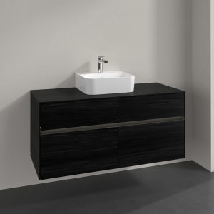 Villeroy & Boch Collaro Waschtischunterschrank 120 x 54,8 cm , mit LED-Beleuchtung, mit 4 Auszügen