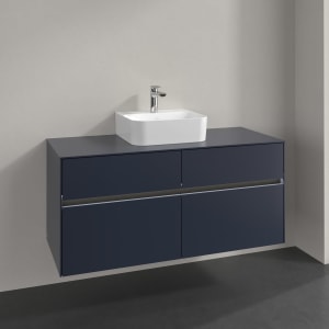 Villeroy & Boch Collaro Waschtischunterschrank 120 x 54,8 cm , mit LED-Beleuchtung, mit 4 Auszügen