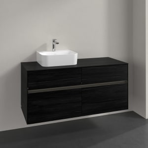 Villeroy & Boch Collaro Waschtischunterschrank 120 x 54,8 cm , mit LED-Beleuchtung, mit 4 Auszügen