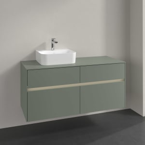 Villeroy & Boch Collaro Waschtischunterschrank 120 x 54,8 cm , mit LED-Beleuchtung, mit 4 Auszügen