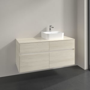 Villeroy & Boch Collaro Waschtischunterschrank 120 x 54,8 cm , mit LED-Beleuchtung, mit 4 Auszügen