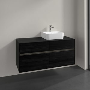 Villeroy & Boch Collaro Waschtischunterschrank 120 x 54,8 cm , mit LED-Beleuchtung, mit 4 Auszügen