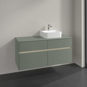 Villeroy & Boch Collaro Waschtischunterschrank 120 x 54,8 cm , mit LED-Beleuchtung, mit 4 Auszügen
