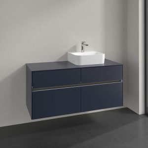 Villeroy & Boch Collaro Waschtischunterschrank 120 x 54,8 cm , mit LED-Beleuchtung, mit 4 Auszügen