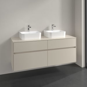 Villeroy & Boch Collaro Waschtischunterschrank 140 x 54,8 cm , mit 4 Auszügen