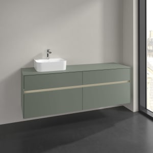 Villeroy & Boch Collaro Waschtischunterschrank 160 x 54,8 cm , mit LED-Beleuchtung, mit 4 Auszügen