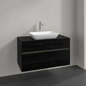 Villeroy & Boch Collaro Waschtischunterschrank 100 x 54,8 cm , mit LED-Beleuchtung, mit 2 Auszügen