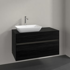 Villeroy & Boch Collaro Waschtischunterschrank 100 x 54,8 cm , mit LED-Beleuchtung, mit 2 Auszügen