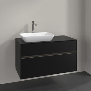 Villeroy & Boch Collaro Waschtischunterschrank 100 x 54,8 cm , mit LED-Beleuchtung, mit 2 Auszügen