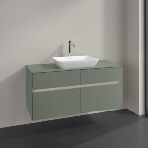 Villeroy & Boch Collaro Waschtischunterschrank 120 x 54,8 cm , mit LED-Beleuchtung, mit 4 Auszügen