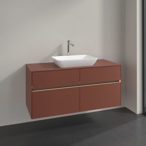 Villeroy & Boch Collaro Waschtischunterschrank 120 x 54,8 cm , mit LED-Beleuchtung, mit 4 Auszügen