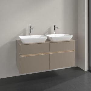 Villeroy & Boch Collaro Waschtischunterschrank 120 x 54,8 cm , mit LED-Beleuchtung, mit 4 Auszügen
