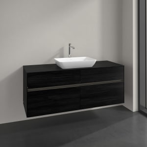 Villeroy & Boch Collaro Waschtischunterschrank 140 x 54,8 cm , mit LED-Beleuchtung, mit 4 Auszügen