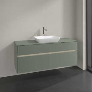 Villeroy & Boch Collaro Waschtischunterschrank 140 x 54,8 cm , mit LED-Beleuchtung, mit 4 Auszügen