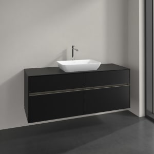 Villeroy & Boch Collaro Waschtischunterschrank 140 x 54,8 cm , mit LED-Beleuchtung, mit 4 Auszügen