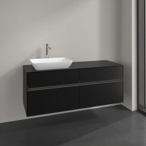 Villeroy & Boch Collaro Waschtischunterschrank 140 x 54,8 cm , mit LED-Beleuchtung, mit 4 Auszügen