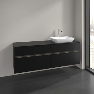 Villeroy & Boch Collaro Waschtischunterschrank 160 x 54,8 cm , mit LED-Beleuchtung, mit 4 Auszügen