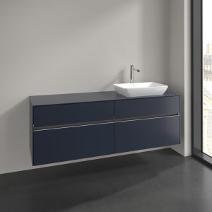 Villeroy & Boch Collaro Waschtischunterschrank 160 x 54,8 cm , mit LED-Beleuchtung, mit 4 Auszügen