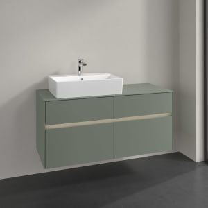 Villeroy & Boch Collaro Waschtischunterschrank 120 x 54,8 cm , mit LED-Beleuchtung, mit 4 Auszügen