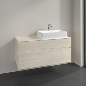 Villeroy & Boch Collaro Waschtischunterschrank 120 x 54,8 cm , mit LED-Beleuchtung, mit 4 Auszügen