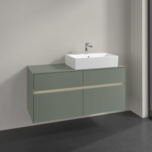 Villeroy & Boch Collaro Waschtischunterschrank 120 x 54,8 cm , mit LED-Beleuchtung, mit 4 Auszügen