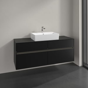 Villeroy & Boch Collaro Waschtischunterschrank 140 x 54,8 cm , mit LED-Beleuchtung, mit 4 Auszügen