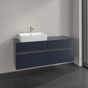 Villeroy & Boch Collaro Waschtischunterschrank 140 x 54,8 cm , mit LED-Beleuchtung, mit 4 Auszügen