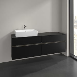 Villeroy & Boch Collaro Waschtischunterschrank 160 x 54,8 cm , mit LED-Beleuchtung, mit 4 Auszügen