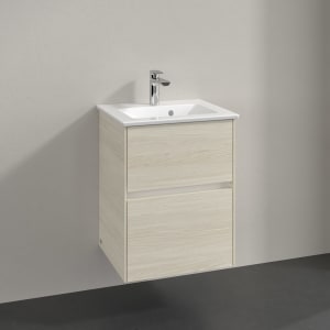 Villeroy & Boch Collaro Waschtischunterschrank 47,2 x 60,95 cm , mit LED-Beleuchtung, mit 2 Auszügen