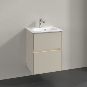 Villeroy & Boch Collaro Waschtischunterschrank 47,2 x 60,95 cm , mit LED-Beleuchtung, mit 2 Auszügen