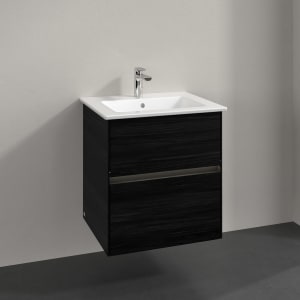 Villeroy & Boch Collaro Waschtischunterschrank 56,1 x 61 cm , mit LED-Beleuchtung, mit 2 Auszügen