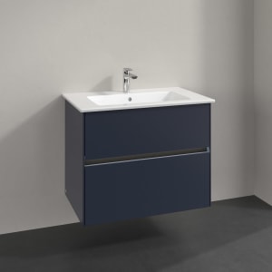 Villeroy & Boch Collaro Waschtischunterschrank 76,1 x 61 cm , mit LED-Beleuchtung, mit 2 Auszügen