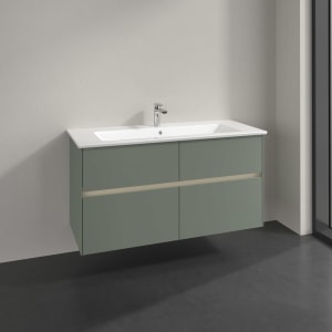 Villeroy & Boch Collaro Waschtischunterschrank 116,1 x 61 cm , mit LED-Beleuchtung, mit 4 Auszügen