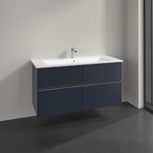Villeroy & Boch Collaro Waschtischunterschrank 116,1 x 61 cm , mit LED-Beleuchtung, mit 4 Auszügen