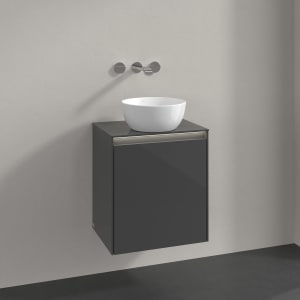 Villeroy & Boch Collaro Waschtischunterschrank 50 x 54,8 cm , mit LED-Beleuchtung, mit 1 Tür, Anschlag rechts