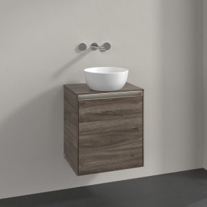 Villeroy & Boch Collaro Waschtischunterschrank 50 x 54,8 cm , mit LED-Beleuchtung, mit 1 Tür, Anschlag rechts