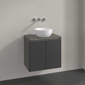 Villeroy & Boch Collaro Waschtischunterschrank 60 x 54,8 cm , mit LED-Beleuchtung, mit 2 Türen