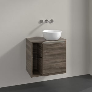 Villeroy & Boch Collaro Waschtischunterschrank 60 x 54,8 cm , mit LED-Beleuchtung, mit 1 Tür, Anschlag rechts