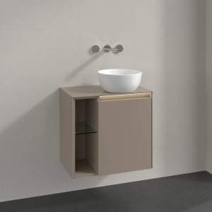 Villeroy & Boch Collaro Waschtischunterschrank 60 x 54,8 cm , mit LED-Beleuchtung, mit 1 Tür, Anschlag rechts